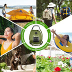 sapsisel Camping Shower Bag, 5 Gal/20L Solar Heating Camping Shower with Upgraded Hose and Shower Head,Portable Shower for Camping,Solar Shower