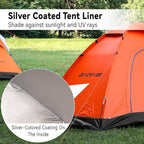 Camping Tent 2 Person Tents for Camping Windproof Tents for Camping Hiking Backpacking Traveling 2 Person Tents for Camping Portable Tent with Carry Bag