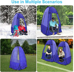 Pop Up Tent, Clear Outdoor Tents Sports Fishing, Rainproof and Windproof Beach Camping, Lightweight and Sturdy, Easy Set Up, UPF 50+ Portable Folding 39" x 64"
