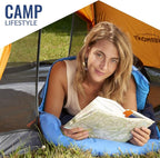 VENTURE 4TH Backpacking Sleeping Bag – XXL, Double and Single Sizes - Lightweight Warm & Cold Weather Sleeping Bags for Adults, Kids & Couples – Ideal for Hiking, Camping & Outdoor Adventures