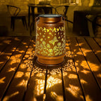 Butterfly Solar Lantern Lights, Outdoor Lanterns Garden Decor, Hanging Solar Lantern for Backyard Porch Patio Table Yard Balcony Lawn Pathway, Gifts for Women Grandma Mom