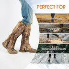 Waterproof Adjustable Leg Gaiters for Men and Women Snow Boot Gaiters for Hiking in Hunting Sand and Mud Mountain Climbing or Snowshoeing