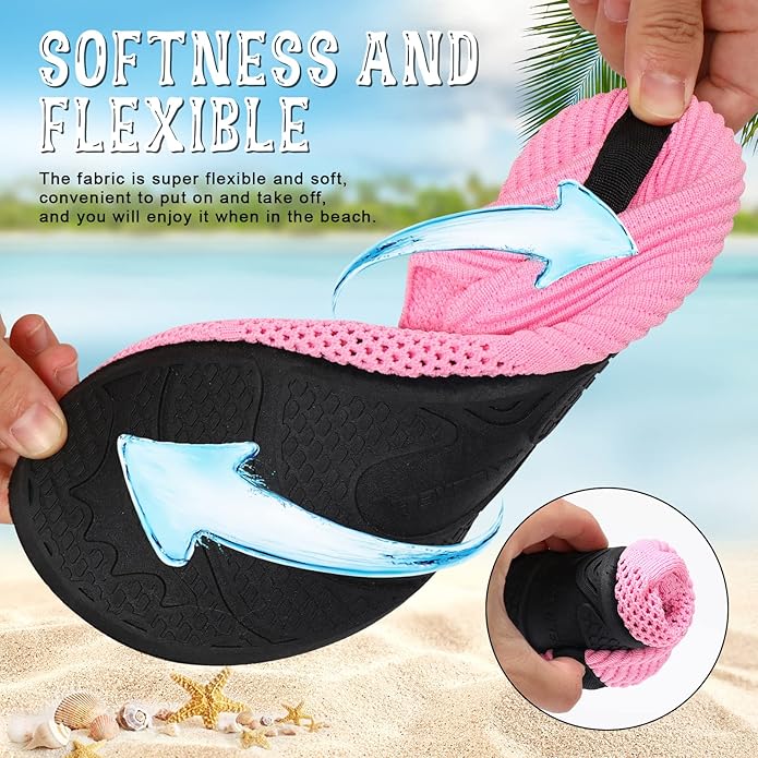 ANLUKE Womens Mens Water Shoes Barefoot Quick-Dry Aqua Socks for Beach Swim Surf Water Sport