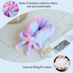 Travel Pillow Multifunctional Airplane Travel Neck Pillow Provides Neck and Lumbar Support During Travel Airplane Pillow Colorful Purple