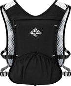 Running Hydration Vest for Women Men - Waterproof Running Water Backpack Hydration Pack with 12 Pockets, Lightweight Water Vest for Hiking Trail Cycling Marathon Race