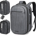 Vacuum Seal Travel Backpack 45L with Pump - Expandable Air Compression System, Water-Resistant Business TSA Lock, Laptop Backpack, Carry-On Suitcase Luggage, Gifts for Men