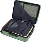 Away Medium Checked Luggage, Lightweight Hard Shell Suitcase with Spinner Wheels, Durable Rolling Luggage, TSA Lock, 26 Inch, Sea Green