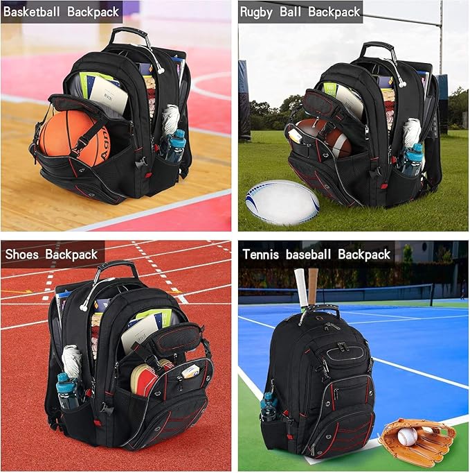 18.4 Laptop Backpack for Men, 55L Extra Large Gaming Laptops Backpack,TSA Friendly Flight Approved and RFID Anti-Theft Pocket, adult business xl backpack