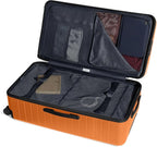 Away Large Trunk Luggage, 31 Inch Hardside Suitcase with Spinner Wheels, Lightweight & Durable, TSA Lock, Ideal for Long Trips, Sorbet Orange
