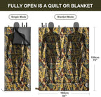 Night Cat Camping Sleeping Bag for Adults 3 Seasons Portable Lightweight Backpacking Hiking Traveling Indoor Outdoor Temperature 5-15℃ 2.6x6.3ft Switch to a Quilt or Blanket