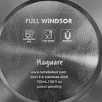 FULL WiNDSOR - MAGWARE - Magnetic Bowls and Plates (8PCS) & Magnetic Camping Cutlery Set (6PCS), Portable Knife, Fork & Spoon with Case, Travel Dinnerware & Silverware for Camping, Outdoor Backpacking