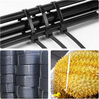 Armpow 36 inch Black Zip Ties Heavy Duty 40PCS, 200LBS Ultra Exclusive Strong Plastic Wire Ties, Large Cable Ties Extra Long Tie Wraps, Indoor and Outdoor UV Resistant