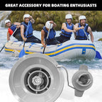 3Pcs Boat Air Valve, Double Seal Inflatable Boat Air Gas Valve Replacement for Inflatable Raft Dinghy Kayak Canoe with Filter Mesh and 8-Groove Spanner