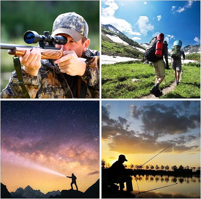 Super Bright Torch Searchlight Handheld Portable LED Spotlight USB Rechargeable Flashlight for Mining,Camping, Hiking, Fishing