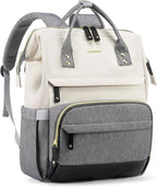 LOVEVOOK Laptop Backpack for Women, 15.6 Inch Work Business Backpacks Purse With Large Capacity, Waterproof Nurse Bag College Bookbag for School, Waterproof Casual Daypack for Travel