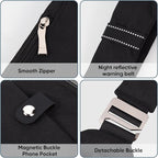 Sling Bag Cross Body Bag, Anti Theft Crossbody Bags for Travel Lightweight Chest Shoulder Bags for Women Men