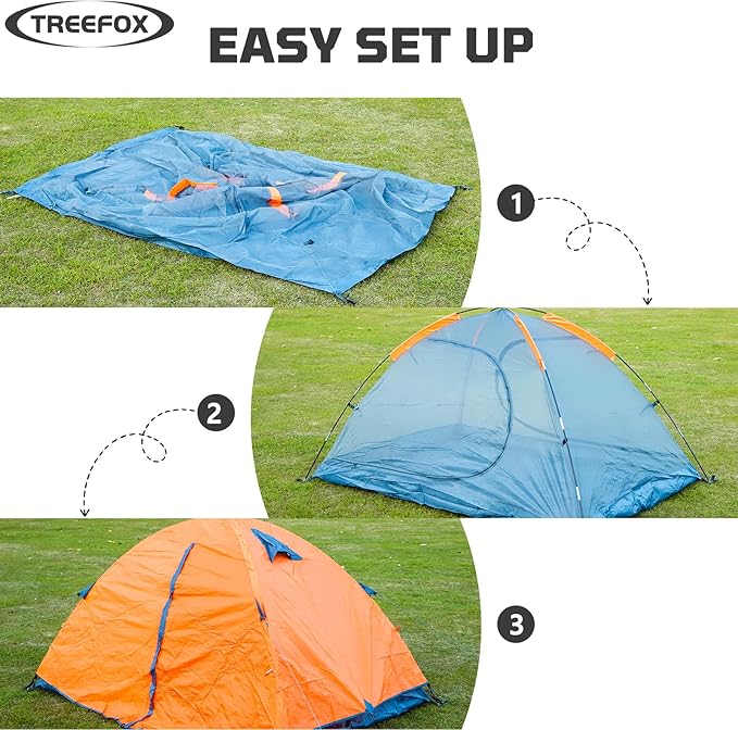 Camping Tent Portable Waterproof Instant Camping Tent with 1-Minute Setup Lightweight Tent for Camping Beach Outdoor Travel Backyard