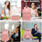Weitars Lunch Backpack for Women,15.6 Inch Laptop Backpacks Travel Backpack for Women,Work Back pack,Teacher Nurse Back pack Insulated Lunchbox Backpacks