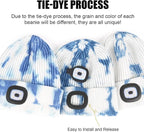 MELASA Unisex Hat with Light, USB Rechargeable Hands Free Headlamp LED Beanie, Winter Gifts for Men Dad Father Husband Him