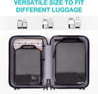 BAGSMART 6 Set /4 Set/2 Set Compression Packing Cubes for Travel, Lightweight Luggage Organizer Bags, Durable Space Saver Bags Travel Essentials