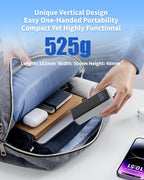 140W Power Bank,40,000mAh 3 USB-C-Port Laptop Portable Charger(148Wh), Digital Display,PD3.1 Fast Charging External Battery Pack Compatible with PC/iPhone 16/15/14/15 Series and More