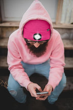 ATNKE LED Lighted Beanie Hat,USB Rechargeable 4 LED Running Headlamp Bright Cap with The Light Gifts for Men and Women