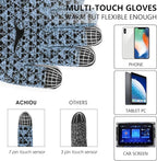 Achiou Winter Gloves, Glove for Men Women, Upgraded Touch Screen Texting Warm Running with Thermal Soft Knit Lining