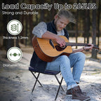 MOONCY Portable Stool, 13 Inch Small Folding Stool for Adults, Ultralight Blue Camping Stools for Hiking and Fishing, Hold Up to 265 LBS