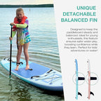 Niphean（Ultra-Light）Inflatable Paddle Board with (Beginner Friendly) StabilTrac Fin and Durable SUP Accessories, 10' Stand Up Paddle Boards for Adults & Youth, Versatile Yoga Paddle Board, Gift Ideas