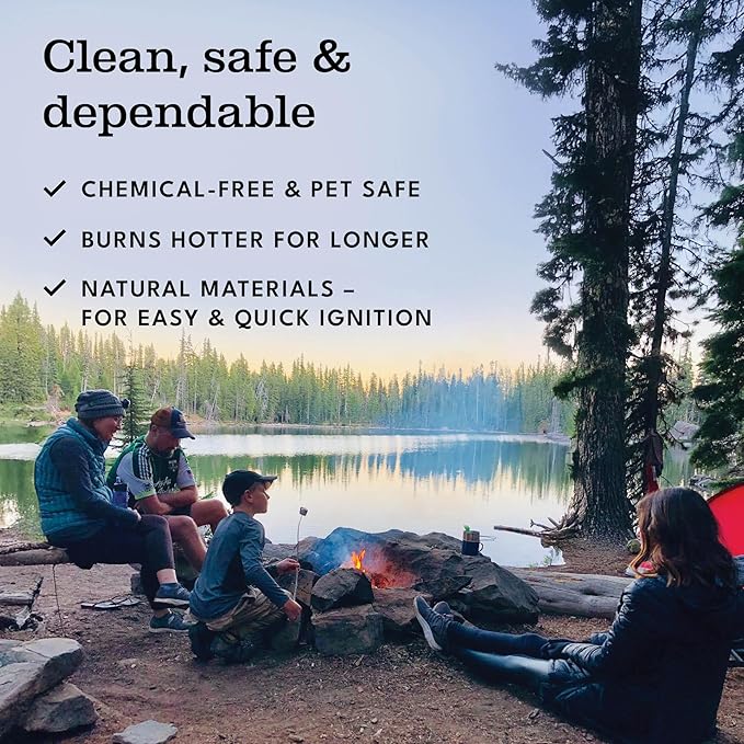 Superior Trading Premium Fatwood Fire Starter Sticks, Natural Kindling for Fireplaces, Wood Stoves, Winter Camping Fire Starter, Fire Lights, 10 lbs