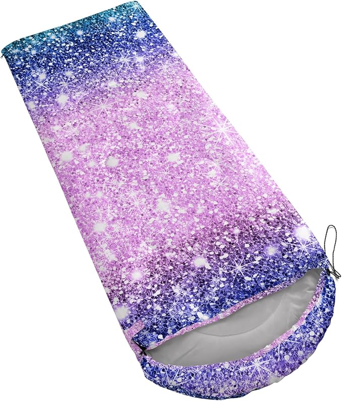 Sleeping Bags for Adults Kids,Backpacking Camping Sleeping Bag for Girls Boys Lightweight Waterproof Cold/Warm Weather Sleeping Bag for All Season