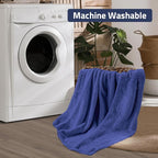 Travel Blanket, Ultra-Soft, Warm & Lightweight Travel Blanket Airplane with Bag, 65x40 in, Airplane Travel Essentials for Women, Men & Kids, Included Eye Mask, Luggage Sleeve & Backpack Clip