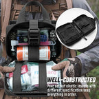 Upgrade Molle Rip Away Ifak Pouch, Tactical Small Belt First Aid Pouch Medical Utility EMT Pouch Only