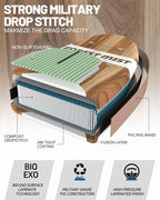 Inflatable Stand Up Paddle Board 10'8“*34"/11'*33" Extra Wide Paddle Boards for Adults, SUP with Premium Accessories & Nylon Backpack, Adjustable Paddle, Hand Pump, Bottom Fin, Leash