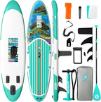 Niphean Inflatable Stand Up Paddle Board with SUP Accessories, Anti-Slip EVA Deck, 10’6’’ Inflatable Paddle Boards for Adults & Youth of All Skill Levels