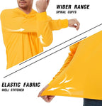 ProtectX High Visibility Sun Protection Lightweight Long Sleeve Hoodie, UPF 50+ Quick-Dry, SPF UV Shirt, Active Wear