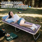 Thick Camping Sleeping Pad - Lamb Fluff Camping Cot Pads for Adult, Soft Sleeping Mat, Non-Slip Camping Mattress Pad for Car Tent