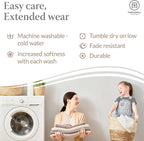 Threadmill Luxury Cotton Blankets for Queen Size Bed | All-Season 100% Cotton Queen Size Blanket | Herringbone Cozy, Soft Breathable Fall Thermal Blanket fits Full Size Bed | Light Blue