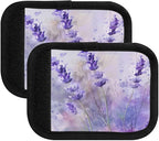 Qilmy Water Painting Wildflowers Luggage Handle Wrap 4Pack Luggage Identifiers Tag Comfort Handle Grips Cover for Stroller Suitcase Bag Airplane Travel Accessories798