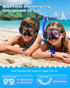 Greatever Dry Snorkel Set,Panoramic Wide View,Anti-Fog Scuba Diving Mask,Professional Snorkeling Gear