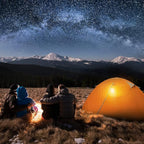 Bessport Camping Tent 1/2 Person Tent Waterproof Two Doors Backpacking Tent Easy Setup Lightweight for Outdoor, Hiking Mountaineering Travel