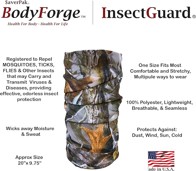 Permethrin Treated Repels Tick Mosquitoes Flies Chiggers & More Insect Repellent Complete 2 Packages