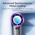 Portable Fan For Travel Mini: Small Pocket Handheld Fan Personal Rechargeable Turbo Battery Operated USB High Speed Keeping Cool In Hot Weather Summer Beach For Women - Gray