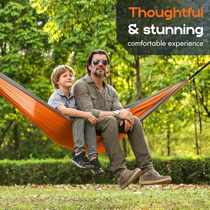 Camping Hammock Mosquito Net,Double & Single Portable Hammocks Hammocks with 2 Tree Straps,Hammock Tent for Travel Camping,Camping Accessories for Indoor Outdoor Hiking Backpacking Backyard Beach
