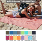 Rainleaf 2 Pack Microfiber Quick Dry Travel Towel, Super Absorbent Ultra Compact Lightweight Camping Towel for Gym, Hiking, Pool, Yoga - Brick Red