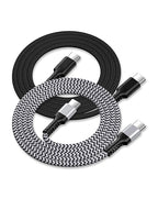 USB C to USB C Cord, 2Pack/3Ft Android Braided iPhone Charger Cable, Apple Fast Charging Power Wire for iPhone 17e 17 17Pro Air 16E Pro Max 15 Pro Plus, Galaxy S25 S26 Ultra Google Pixel 10 9 Pro XL
