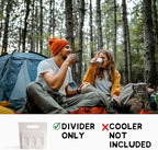 Ice Pack Divider for YETI Coolers - Four Sizes to Fit The YETI Tundra Haul, 35, 45, 65, Roadie 48, 60 - YETI Cooler Accessories - Freezable YETI Accessories