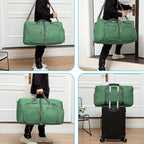 Vomgomfom Travel Duffle Bag for Men,65L 85L 115L Foldable Travel Duffel Bag with Shoes Compartment Overnight Bag for Men Women