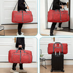 Vomgomfom Travel Duffle Bag for Men,65L 85L 115L Foldable Travel Duffel Bag with Shoes Compartment Overnight Bag for Men Women