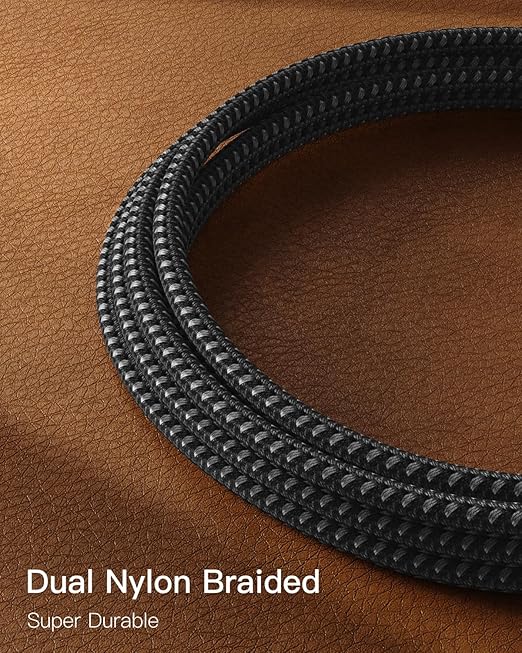 CONMDEX USB A to USB C Cable (10ft, 2-Pack) 10Gbps USB 3.1 Gen 2 Type C Data Transfer Cord, Long Android Auto USB Cable for iPhone 17/16 Plus 17/16 Pro Max Samsung Galaxy S25 PS5 Controller